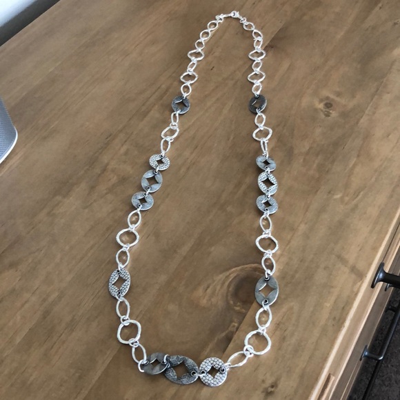 Premier Designs Jewelry - New with Defects - PD City Scape Silvet Necklace